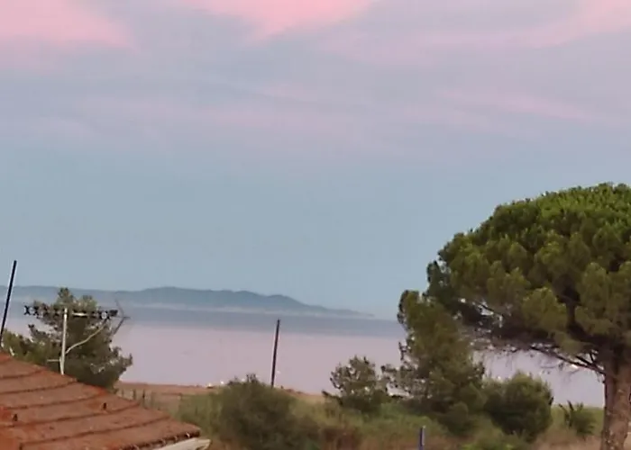Chambre Avec Tropezienne Vue Mer A L'Ayguade ,Climatisee ,Parking Gratuit Et Proche Aeroport * Hyères
